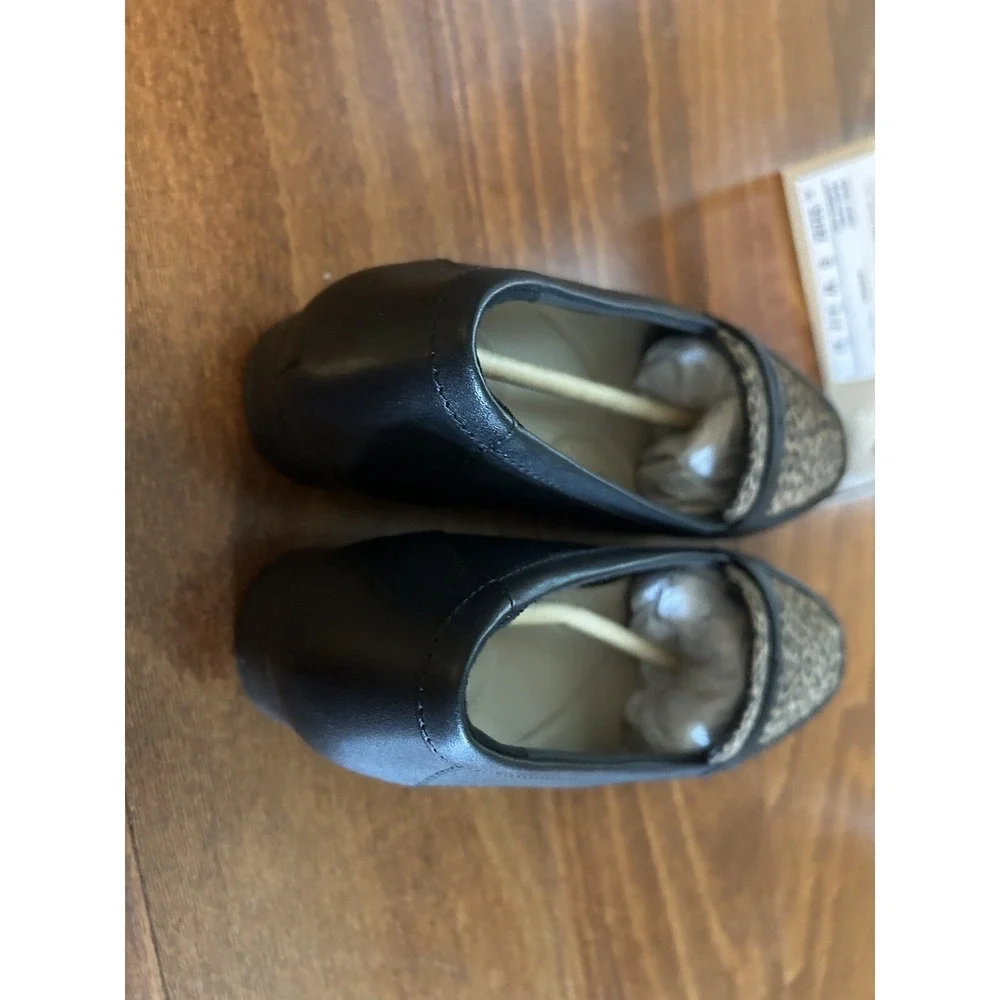 Clarks Juliet Coast‎ Casual Women's Shoes Black Combi Leather NEW 6 W